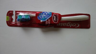 Colgate 360 OPTIC WHITE MED FULL HEAD WHITENING CUPS TOOTHBRUSH 360457