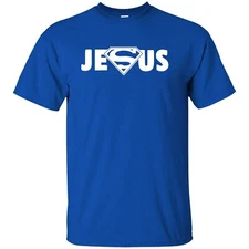 Men's Jesus T-Shirt Christian Christ Bible Faith Religious Church Shirt New Gift