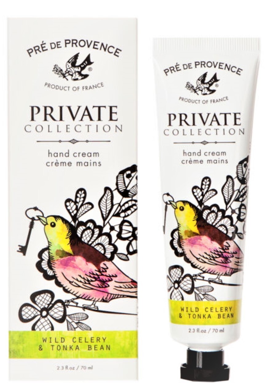 Pre de Provence Private Collection Hand Cream *Wild Celery & Tonka Bean* 2.3 oz