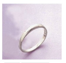 Ladies Plain 925 Sterling Silver Wedding Band Size 7
