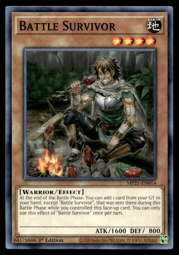 Battle Survivor - MP21-EN014 - 1st Edition - YuGiOh 