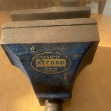 Record No.1  Cast Iron Bench Vice 3”Jaw Width 4in Opening