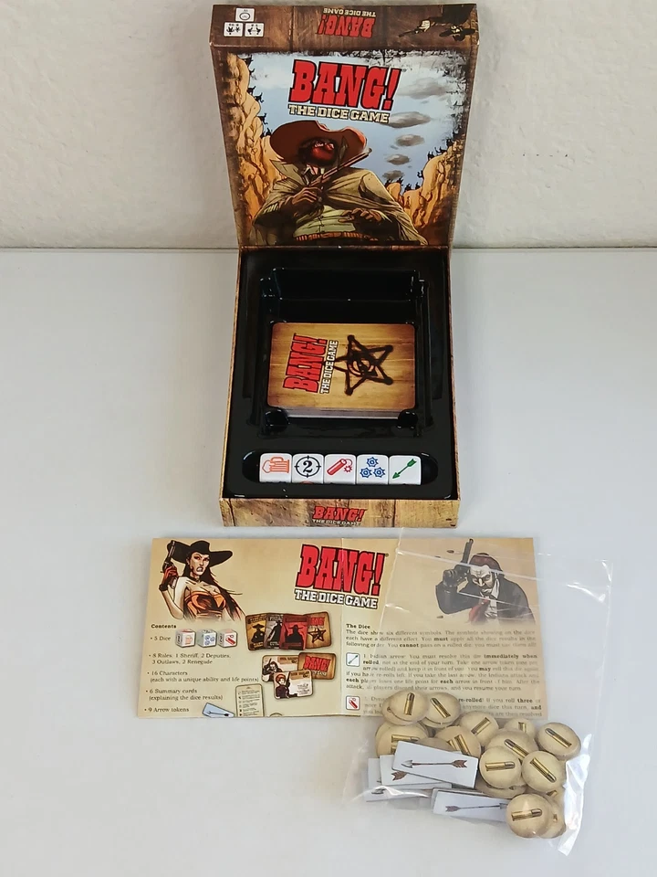 BANG! The Dice Game 2013 DaVinci DVG9105 Complete EUC - Image 3 of 4