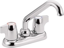 Moen 74998 Chateau Mini Blade 2-Handle Laundry Faucet 1/2" Connection - Chrome