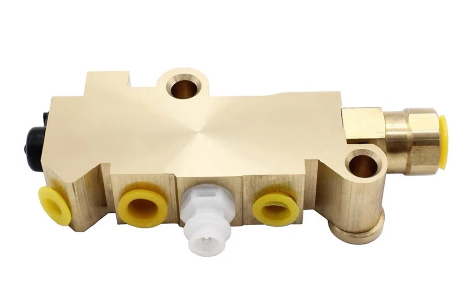 Válvula dosificadora de latón PV2 disco/disco de tambor tambor delantero trasero freno de latón Chevy Foto 3 de 4