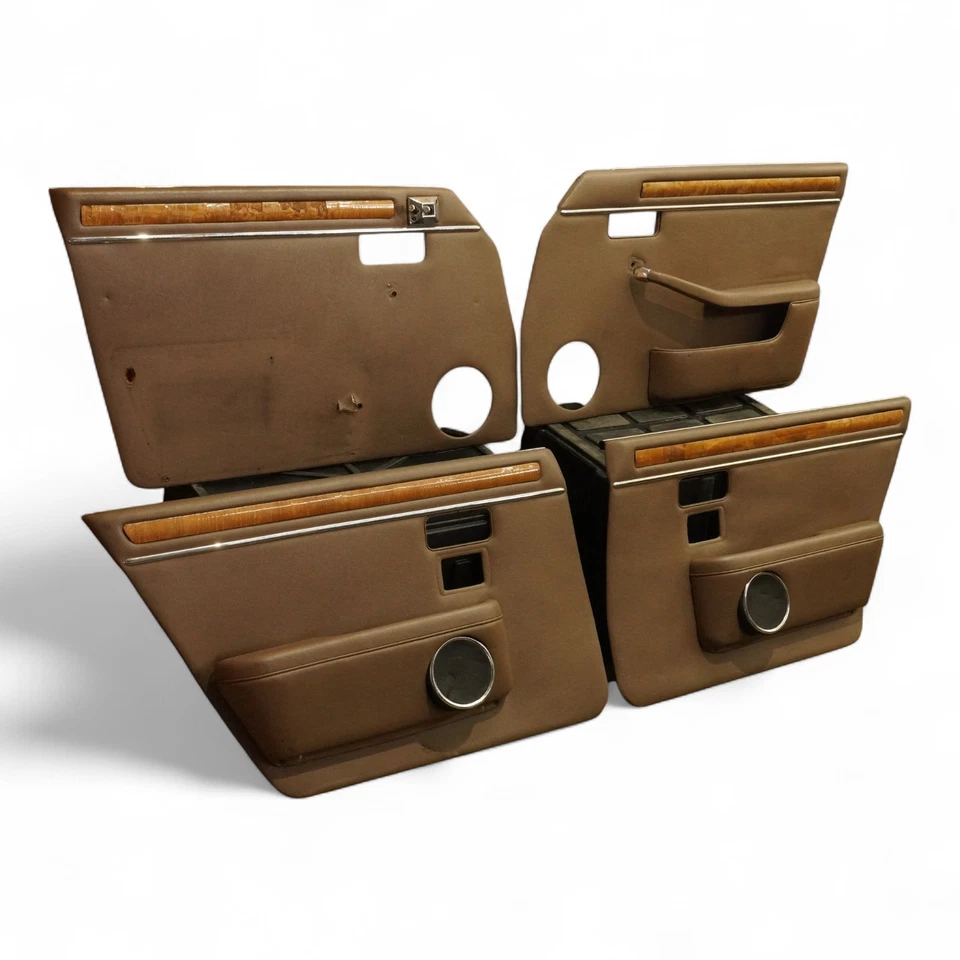 1984-1987 JAGUAR XJ6 XJ40 INTERIOR DOOR PANEL FRONT REAR LEFT RIGHT SET OF 4 OEM - Изображение 2 из 4