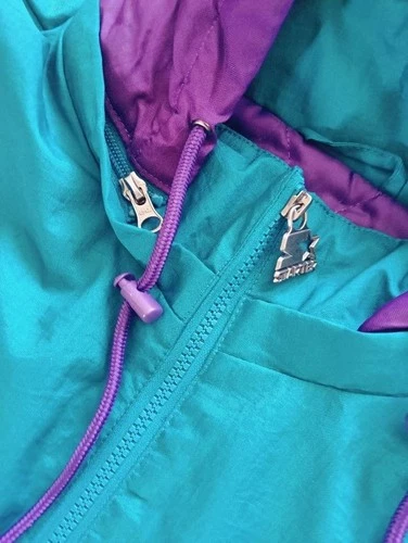 Starter Charlotte Hornets Nylon Jacket 2XL NBA New Unused image 9
