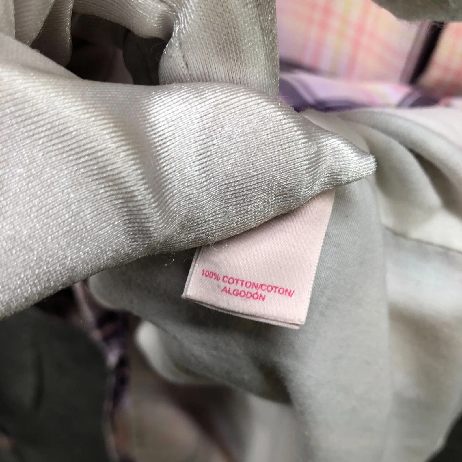 UNDERCOVER Abito camicia pigiama Victoria's Secret donna 4 rosa quadri cravatta vita accappatoio salotto