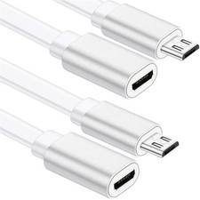 2 Pack Micro Usb Extension Cable 10Ft Male To Female Extender Cord Zmodo Cam...