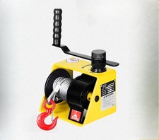 Hand Winch Turbine Worm Gear Winch Heavy Duty Hand Winch Tractor Small Crane