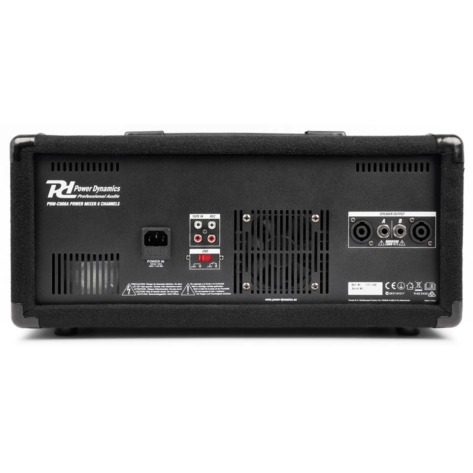 Power Dynamics PDM-C805A 8-Channel Mixer Amplifier 800W PA System Live Sound - Image 2 of 4