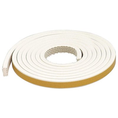 GRAINGER APPROVED 5MFK8 Weatherstrip,White,Length 10 ft. 5MFK8