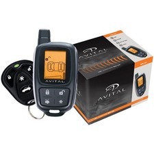 AVITAL 3305L / 2-WAY LCD SECURITY CAR ALARM W/ 1 2-WAY  1 1-WAY REMOTE