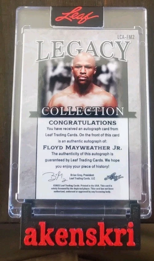 🔥 2022 Leaf Legacy Collection Floyd Mayweather Jr. Auto /60 🔥 - Image 2 of 4