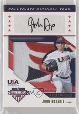 2019 USA Baseball Stars & Stripes Jerseys Prime 12/25 John Doxakis Auto 0c6