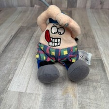 Vtg Golfer's Silly Slammers McDivot 34 Plush Bean Bag Collectable Toy TAGS