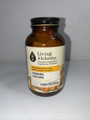 Sealed Living Alchemy Tumeric Curcuma Inflammatiin Support,120 Caps, Slightly Da