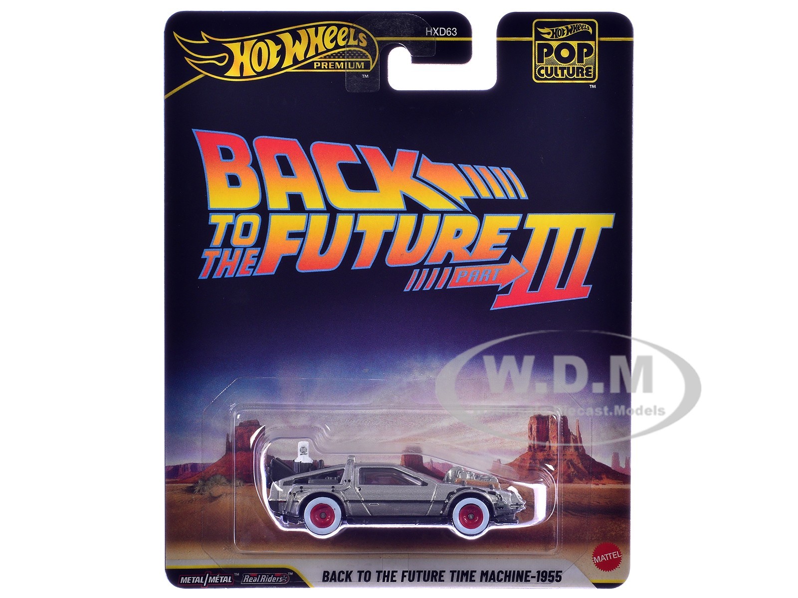DMC DELOREAN МАШИНА ВРЕМЕНИ НАЗАД В БУДУЩЕЕ 3-ЛИТОЙ АВТОМОБИЛЬ ОТ HOT WHEELS JHW94 2990₽