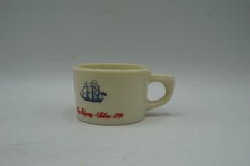 Vintage Old Spice Shulton Ship Grand Turk Salem 1794 Advertising Mug Cream