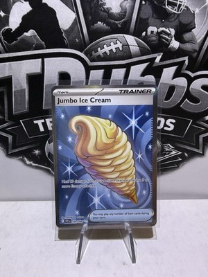 Pokémon TCG Jumbo Ice Cream Chaos Rising Full Art Ultra Rare NM