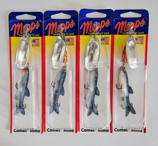 4 Mepps Comet Minnow Inline Spinners (Size 5) 1/2 oz 3" (Minnow) Color Is Silver