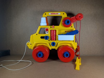 Vintage Kiddicraft Meister Mechaniker Vorschule Spielzeug Motorik Schraubendreher