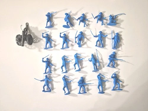 Marx Alamo Mexican Soldiers With Cannon