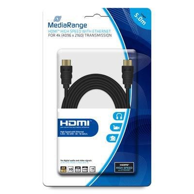 MediaRange MRCS158 HDMI Cable 5M Type A (Standard) Black ~E~