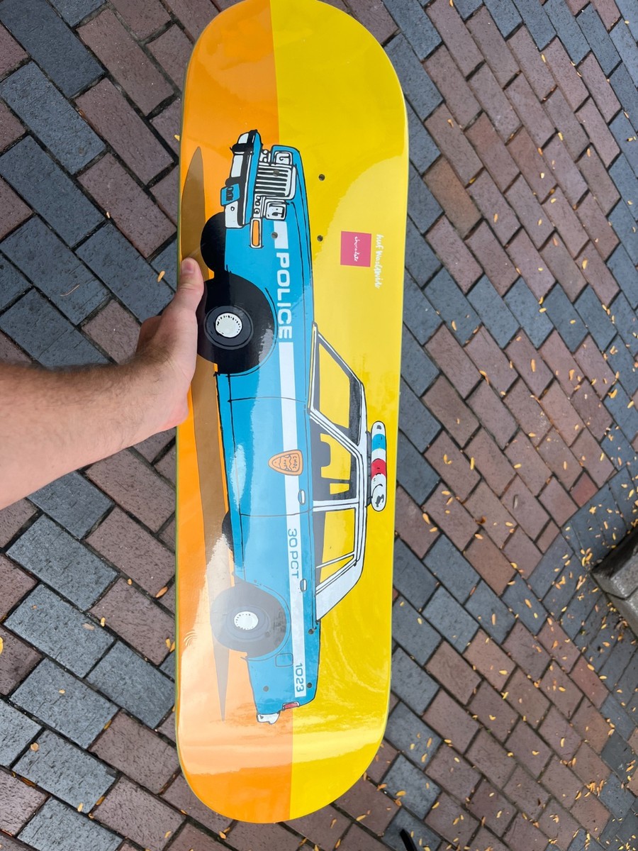 CHOCOLATE X HUF COP CAR SKATEBOARD EVAN HECOX NEW YORK CITY | eBay
