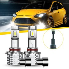 Pair H10 Led Fog Driving Light Bulbs Kit 9145 9140 6500k White Super Bright Ei Pair H10 Led Fog Driving Light Bulbs Kit 9145 9140 6500k White Super Bright Ei