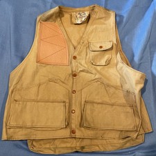 True Vintage 70's Mens XL Handy-Dandy Hunters Wear Distressed Outdoors Vest