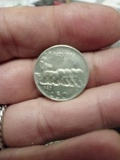 100f Moneta Da 50 Centesimi Leoni 1920 Contorno Rigato