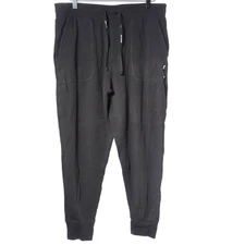 Pair of Thieves Pants Men Medium Black Jogger Stretch Drawstring Pockets Lounge