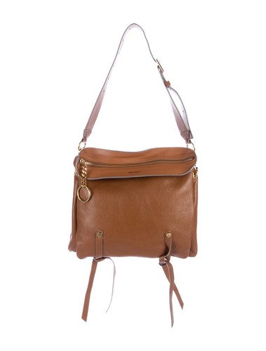 Jimmy Choo Mardy Leather  bag brown hobo shoulder bag