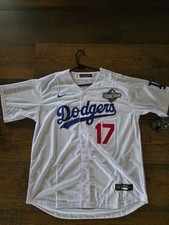 Shohei Ohtani 17 Los Angeles Dodgers White 2025 World Series Kanji Jersey XXXL