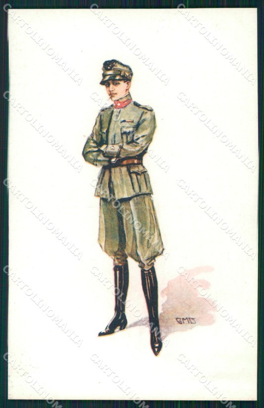Militari Propaganda WWI Uniforme Esercito GMD cartonelina XF0524
