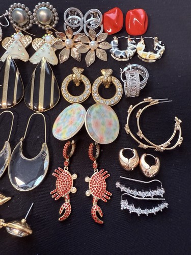 Set orecchini gioielli da vintage a nuovi lotto da collezione/spedizione combinata - Foto 2 di 8