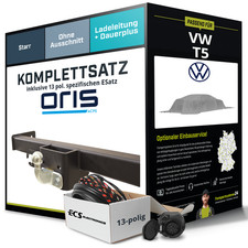 Für VW T5 Pritsche,Fahrgestell Anhängerkupplung starr +eSatz 13pol 09- NEU AHK