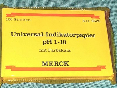 MERCK Universal Indikatorpapier pH 1-10 Testpapier Teich Aquarium Schwimmbecken