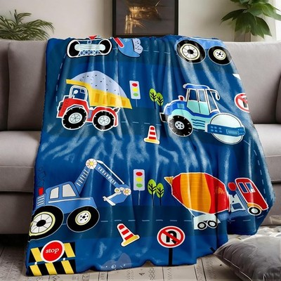 Flanell Überwurf Decke für Sofa, Couch und Bett - Dunkelblau Ganzjahres Flanell