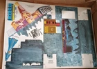 Vintage 1984 Tyco US-1 GI Joe Cobra Base Cardboard Sheet Unpunched Rare 3217