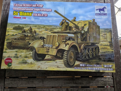 7.62cm FK36(r)auf PzJgr Selbstfahrlafette Zugkraftwagen 5t 'Diana' (Sd.Kfz.6/3)