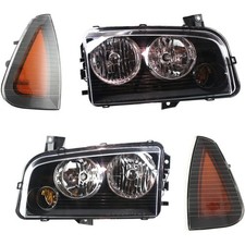 Driver And Passenger Side Headlight Set For 2006-2007 Dodge Charger