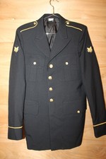 US Army Enlisted Army Service Uniform ASU Dress Blue Jacket Coat Size 37 XLC