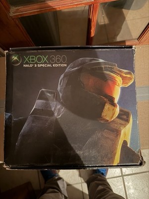 Xbox 360 Halo 3 Special Edition Green Console 20GB w/box halo odst controller