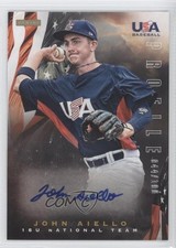 2012 USA Baseball National Team 15U Profile Signatures /100 John Aiello Auto 0c2