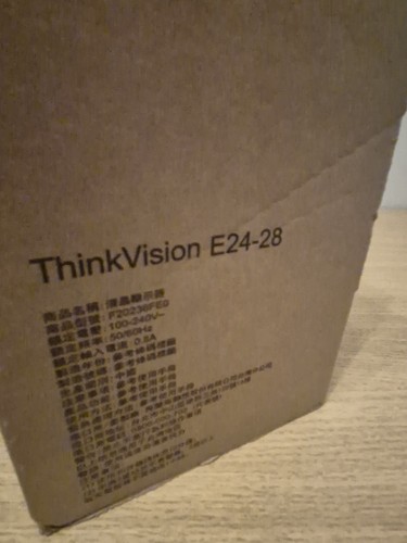 Lenovo ThinkVision E24-28 23.8" Full HD IPS LED 60Hz 6ms Flat Monitor Screen TV - Picture 15 of 16