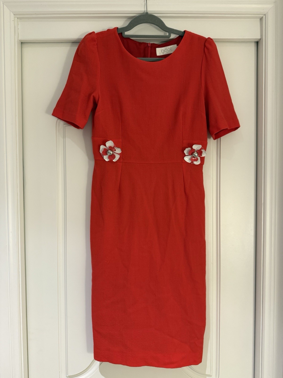 Jane Atelier Previously Goat Red Wool Dress UK12 But More like AU10