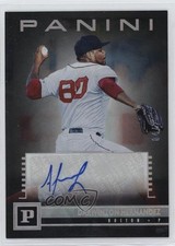 2019 Chronicles Panini Signatures Holo Silver 4/23 Darwinzon Hernandez Auto 13c1