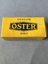 Genuine OSTER Dies X1 high speed steel 3/4   N.C. BOLT